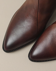 Camille | Luxury Low-Heel Ankle Boots