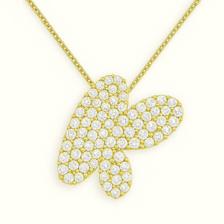 Golden Initial Necklace