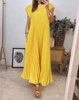 Sandra | Pleated Elegant Dress