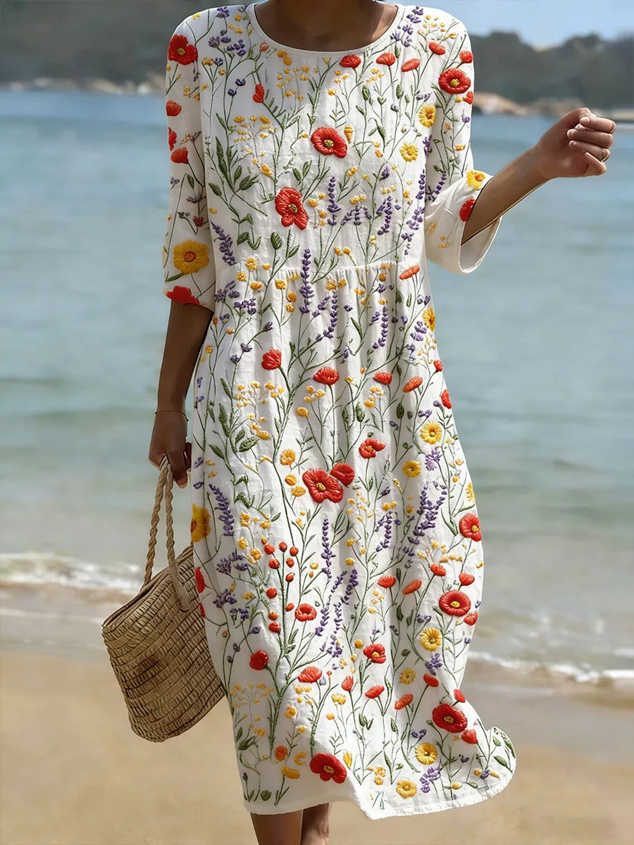 Nadja™ | Everyday Comfort Dress With Floral Print