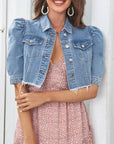 Ripped Denim Jacket