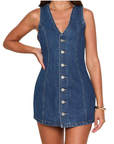 YANA™ – Chic Sleeveless Tie Waist Dress