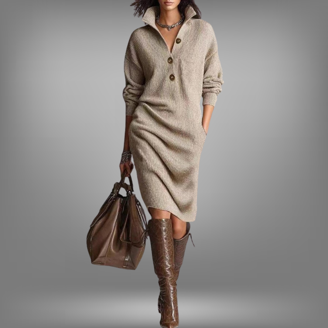 Jane - warm knit dress