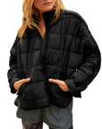 APRIL™ – Lightweight Compact Zip Puffer Jacket