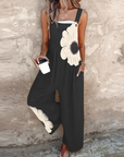 Comfortable printed overalls