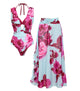 Swimsuit and skirt