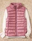 Velora – Ultralight White Duck Down Vest