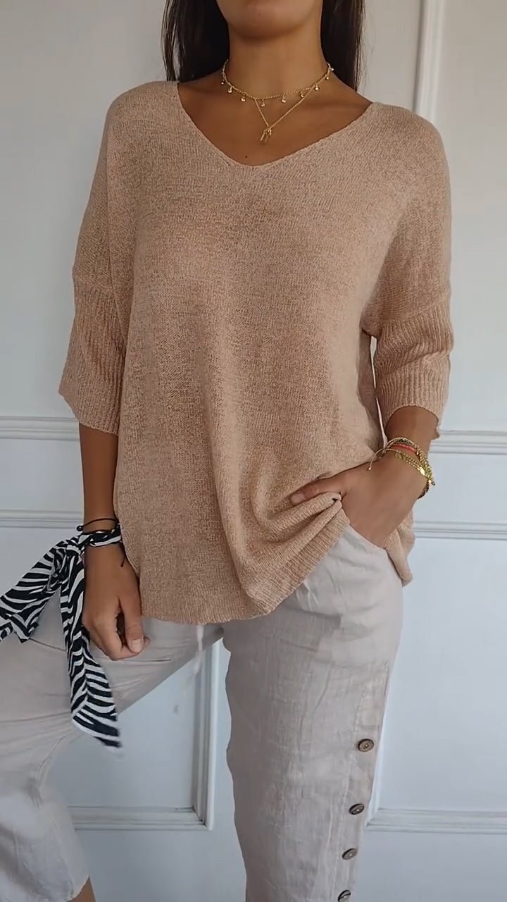 Anna | Top chic in maglia