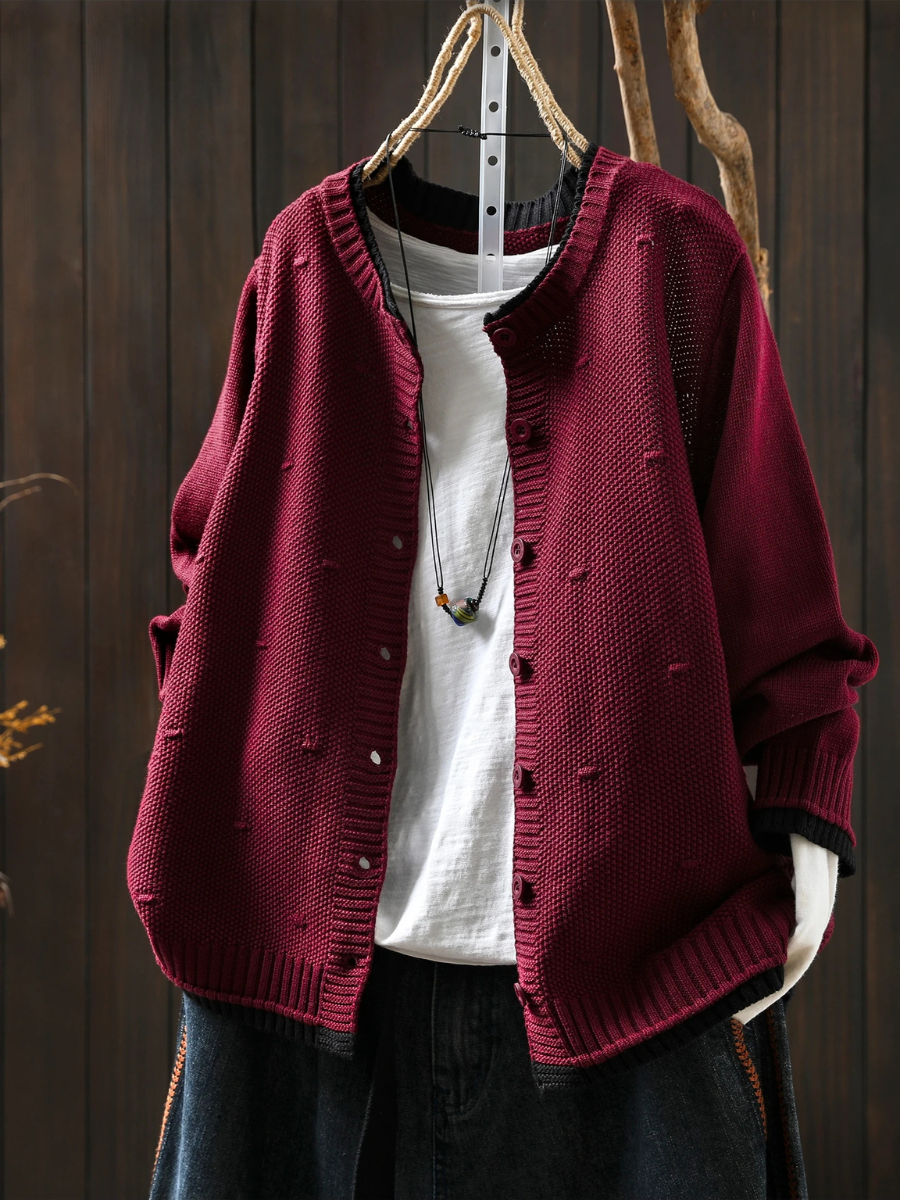 Isolde | Textured Cardigan
