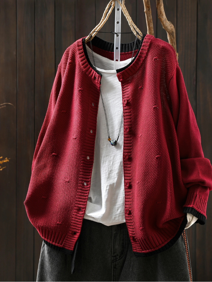 Isolde | Textured Cardigan