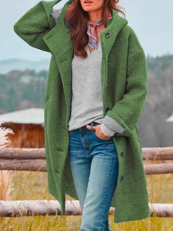 AMELIE - Stylish long winter jacket