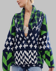 PORTIA™ - Vintage Button Down Collar Long Sleeve Oversized Cardigan