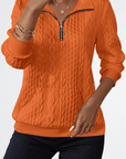 Celeste - Soft Knit Zip Sweater