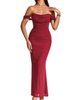 PRIMROSE™ – Stylish One-Shoulder Corset Mesh Dress