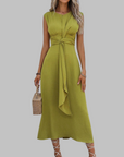 REESE™ - Elegant Sleeveless Round Neck Maxi Dress