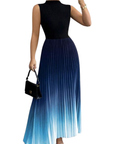 YZA™ – Elegant Ombre Sleeveless Evening Dress