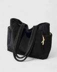 Liorane | Luxurious Ribbed Tote Bag with Cord Detail