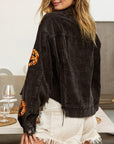 Pumpkin Sequin Oversized Jacket