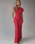 LOLA™ - Elegant Wrap Ruched Bodycon Formal Dress