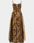 BIANCA™ - Bold Leopard Print Midi Dress