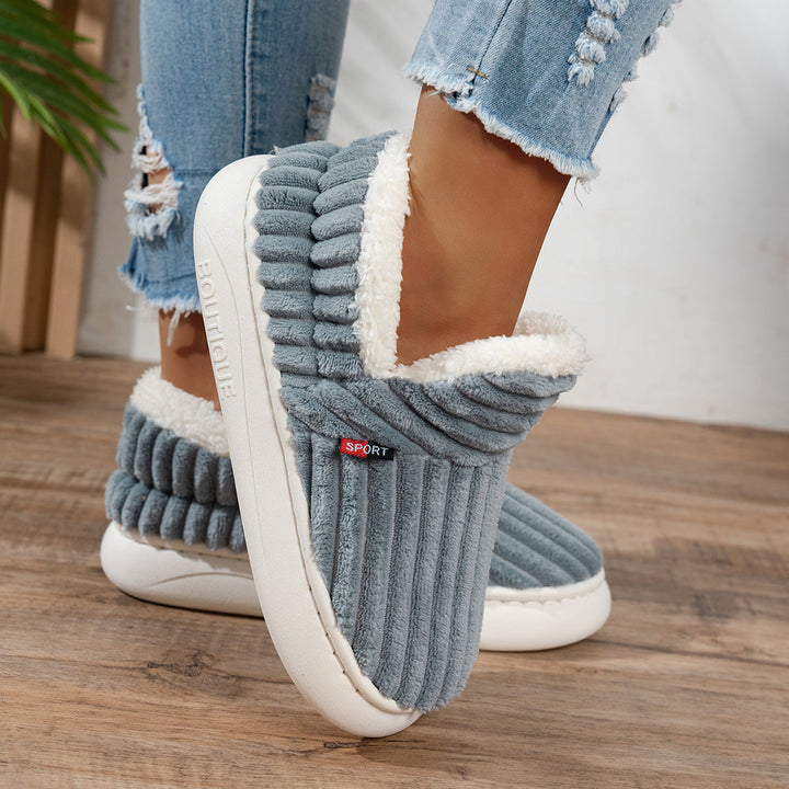 CozyStep Plush House Slippers