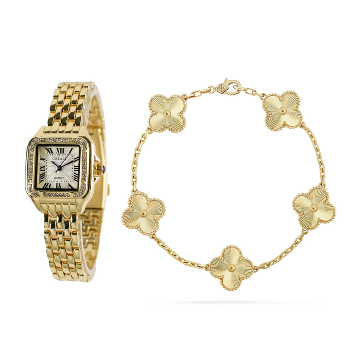 Capri Watch & Clover Set