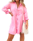 RENEE™ – Stylish Puff Sleeve Mini Dress