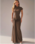 NICOLET™ - Formal Tie Back Bodycon Evening Dress