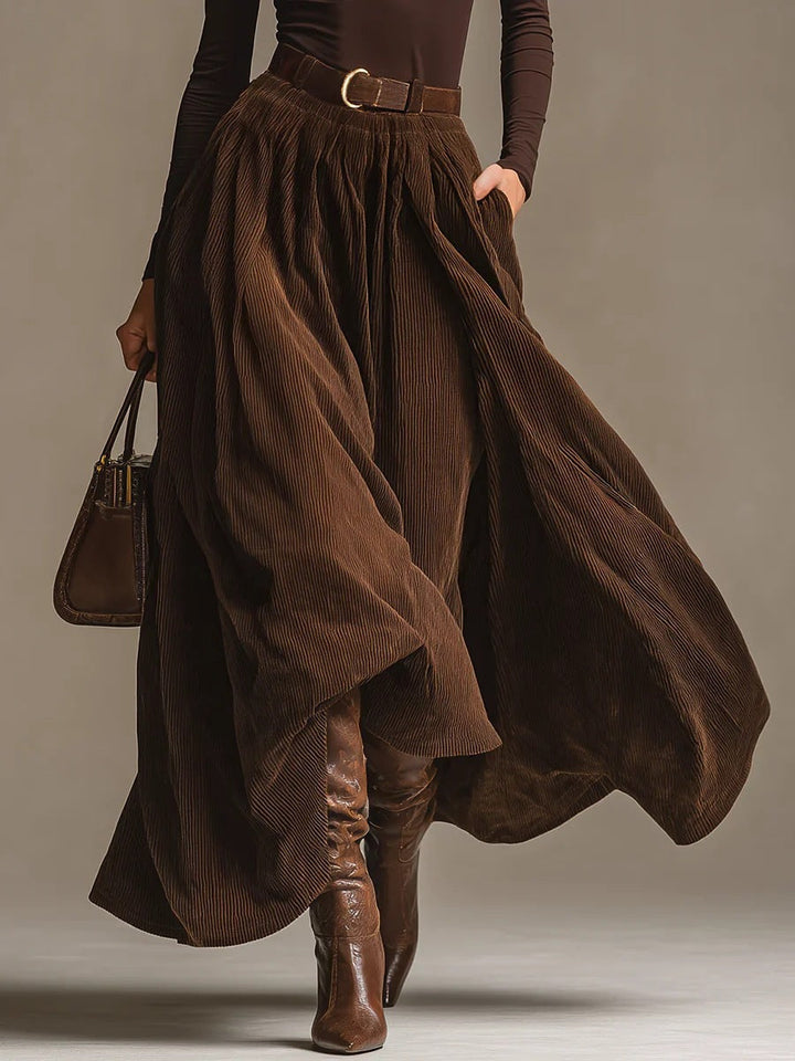 Aveline | two-piece set (turtleneck & maxi skirt)
