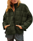 APRIL™ – Lightweight Compact Zip Puffer Jacket