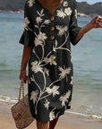 Mara™ | Everyday Comfort Dress With Floral Print