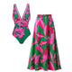 Swimsuit and skirt