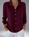 Layla™ Lapel Button Knitted Cardigan Sweater