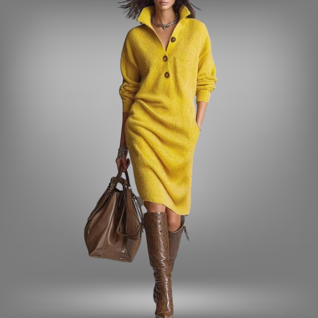 Jane - warm knit dress