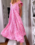 Glaiza | V-Neck Maxi Dress
