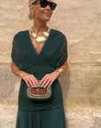 Mela | Elegant V-Neck Maxi