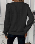 Elysha™ - Textured Quarter-Zip Pullover
