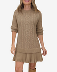 Gaëlle™ Knitted Sweater Dress