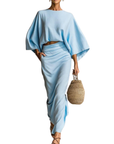 WANDA™ – Stylish Loose-Fit Two-Piece Skirt Set