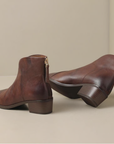 Camille | Luxury Low-Heel Ankle Boots