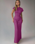 LOLA™ - Elegant Wrap Ruched Bodycon Formal Dress