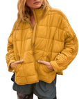 APRIL™ – Lightweight Compact Zip Puffer Jacket
