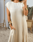 Sandra | Pleated Elegant Dress