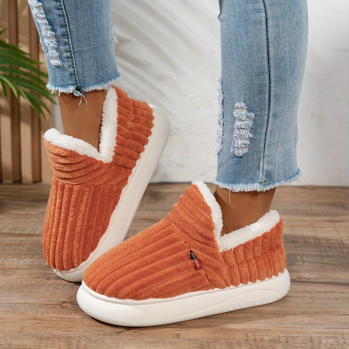CozyStep Plush House Slippers