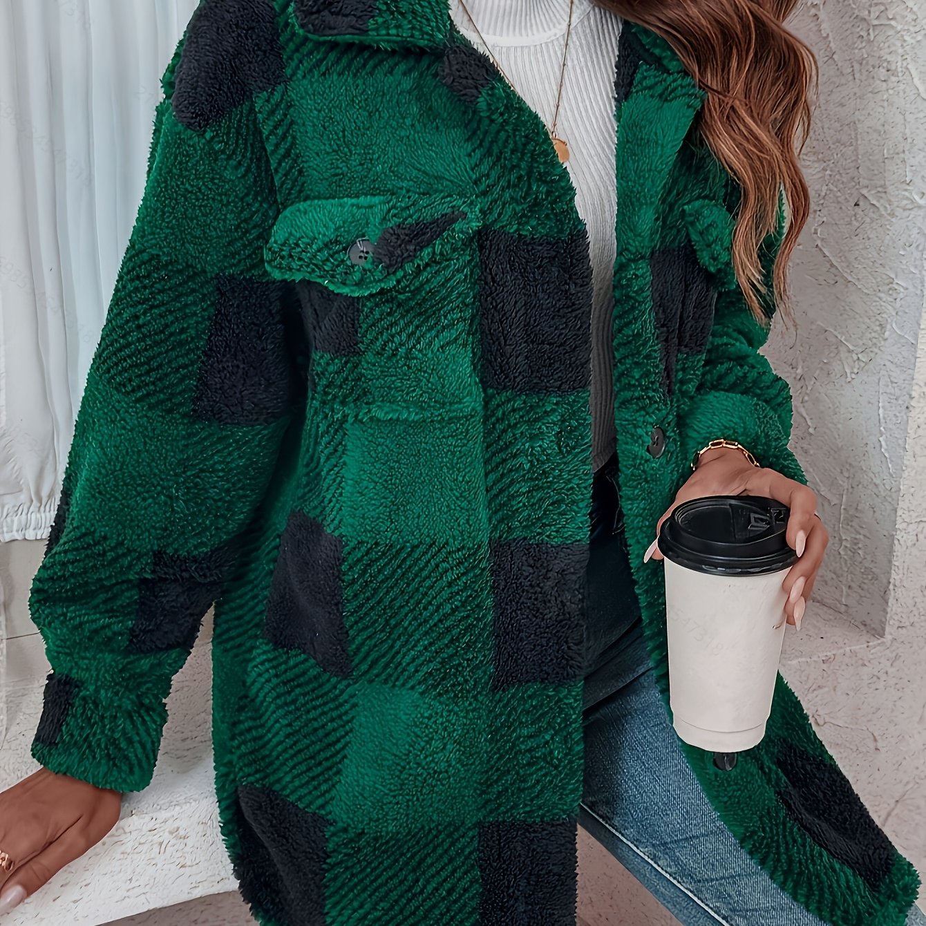 Plush Fleece Winter Jacket
