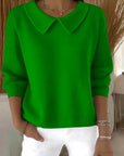 Savrani™ | Comfortable long-sleeved cotton sweater