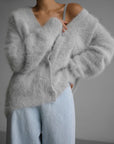 Vegan Knit Long Sleeve Cardigan