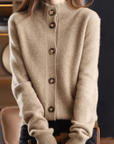 Claire | Retro-Style Cashmere Cardigan