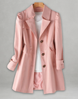 Dani™ | Stylish Longline Button-Down Coat