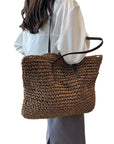 Olivia - Woven Tote Bag
